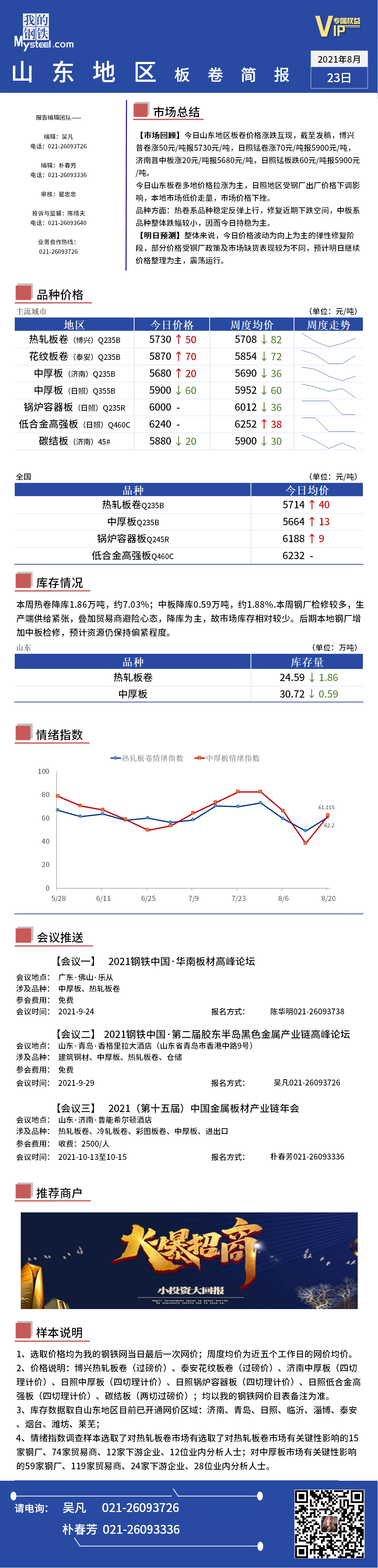 <a href='https://m.mysteel.com/' target='_blank' style='color:#3861ab'>Mysteel</a>日报：山东地区板卷价格小幅回弹 整理为主